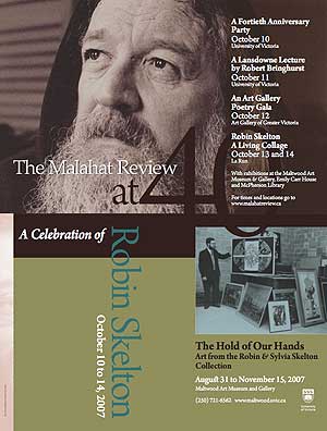 Welcome to MalahatReview.ca - this is the cover of issue 161, Winter 07